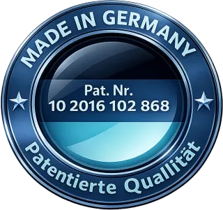 Patented technology – Made in Germany