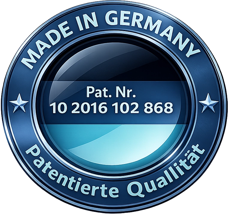 Patentierte Technologie – Made in Germany